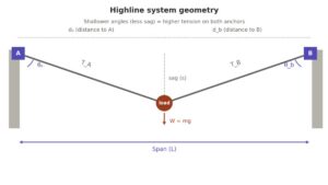 高空横渡系统失效分析